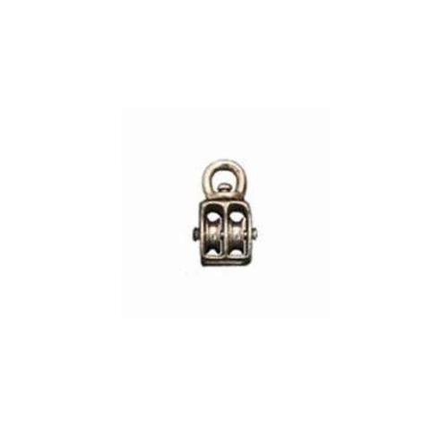 Baron C-0178ZD-3/4 Double Swivel Eye Pulley 3/4", Zinc Plated