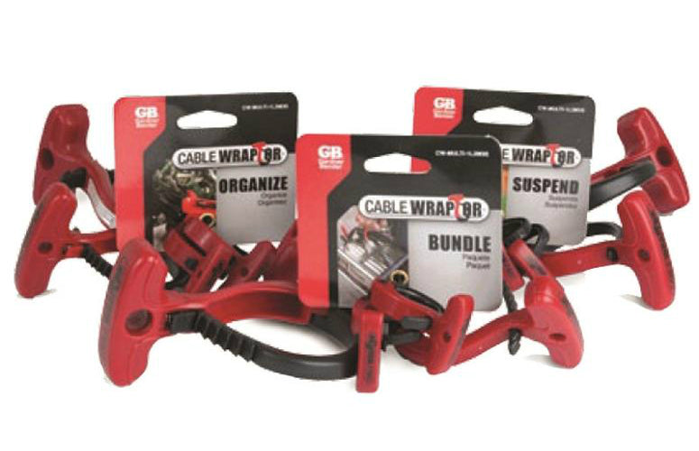 Gardner Bender CW-MULTI-1L2M3S Cable Wraptor Cord Organizers, Multi-Pk