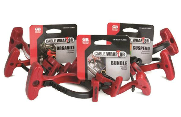 Gardner Bender CW-MULTI-1L2M3S Cable Wraptor Cord Organizers, Multi-Pk