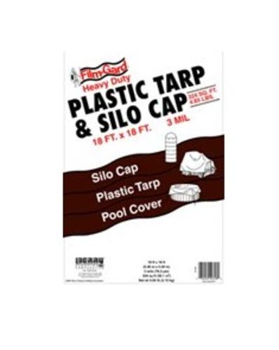Warp's SSC-18  Plastic Tarp And Silo Cap, Black
