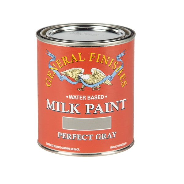 General Finishes QPGY Water Based Milk Paint, 1 Quart