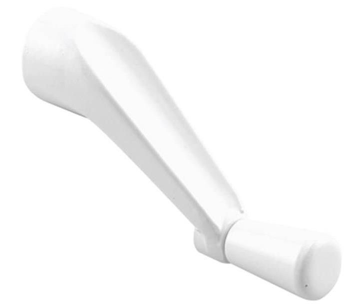 Prime Line H 4106 Casement Window Crank Handle, 3/8",  White
