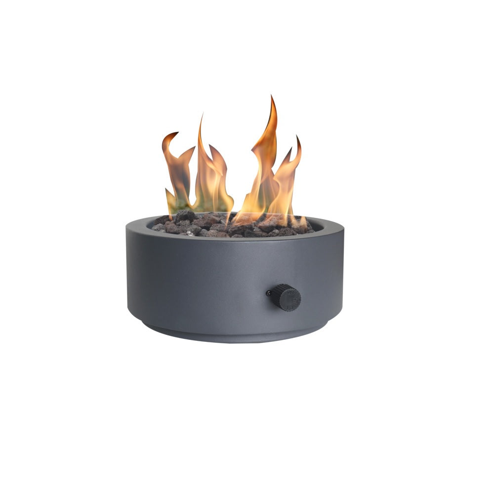 Seasonal Trends 52071 Tabletop Fire Bowl, 10" X 10" X 4.17", Gray