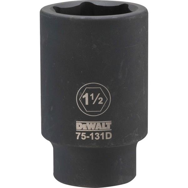 DeWalt DWMT75131OSP SAE Deep Impact Socket, 3/4" Drive, 1-1/2"