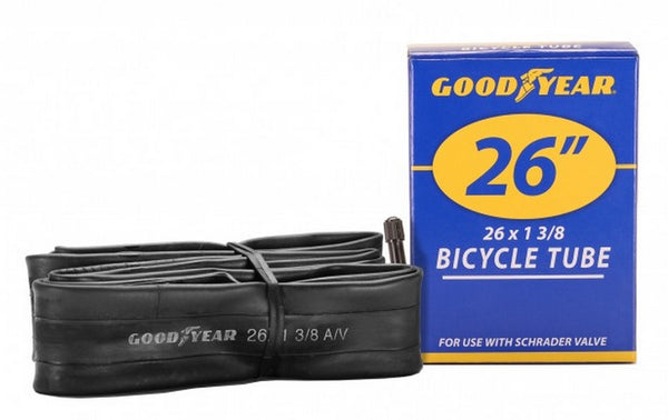 Goodyear 91080 Bicycle Tube, 26", Black