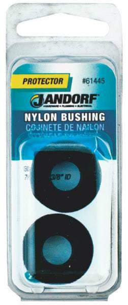 Jandorf 61445 Black Nylon Bushing, 7/8" x 3/8"