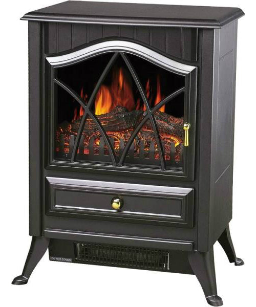 Comfort Glow ES4215 Ashton Compact Thermostatic Electric Stove, Black, 1500W