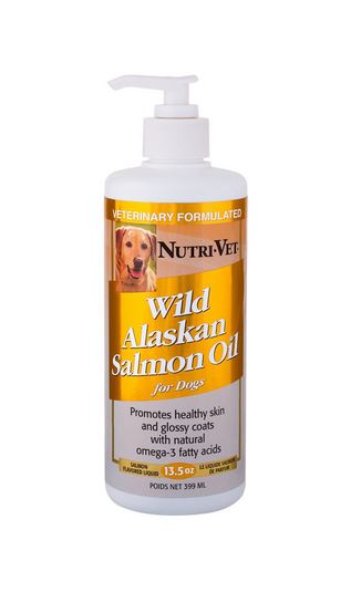 Nutri-Vet 50731 Wild Alaskan Salmon Oil For Dogs, 13.5 Oz