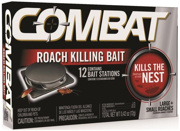 Combat 1748129 Source Kill 5 Roach Bait Stations, 12 Bait Per Box