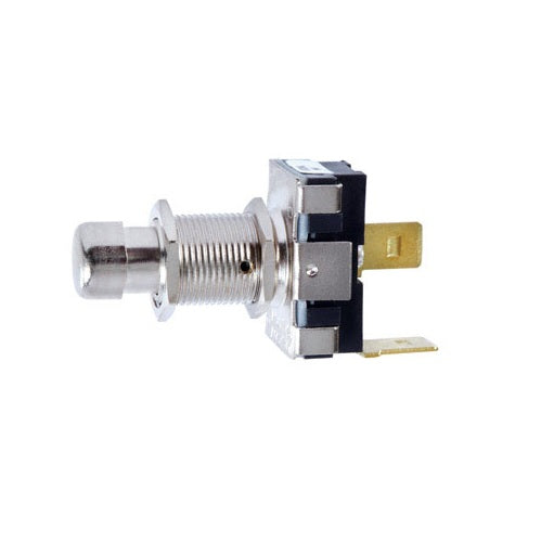 Jandorf 61121 SPST Momentary Push Button Switch, 10 Amp, 125 Volt