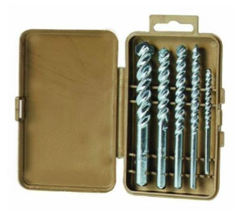 Irwin 5026024 Rotary Masonry Drill Bit Set, 5 Pieces
