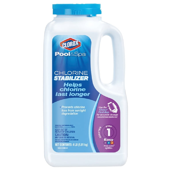 Clorox 12004CLX Chlorine Stabilizer, 4 lbs