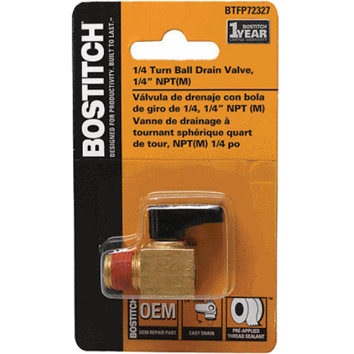 Bostitch BTFP72327 Ball Drain Valve, 1/4"