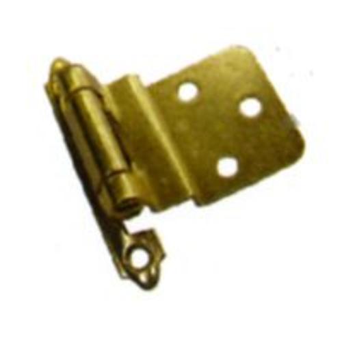 Mintcraft CH-110 Self Closing Modern Hinge, 3/8", Bright Brass
