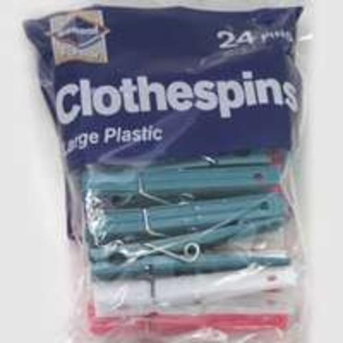 Jarden 01234 Plastic Clothespins, 24 Count