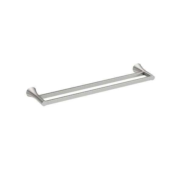 Moen Y0722BN Mikah Series Double Towel Bar, Brushed Nickel, 24 Inch