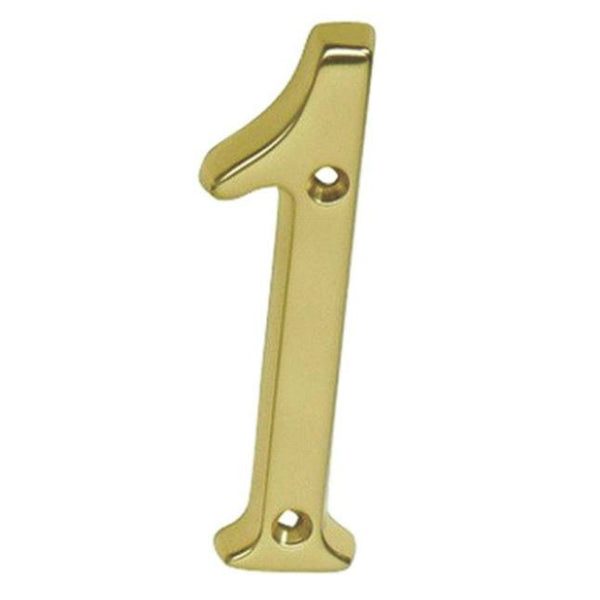 Schlage SC2-3016-605 #1 Traditional House Number, 4"