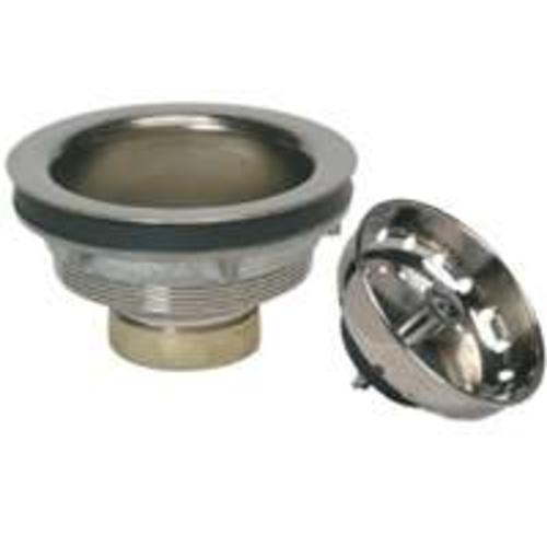 Plumb Pak K5435DSBN Sink Basket Strainer Assembly, 3-1/2"