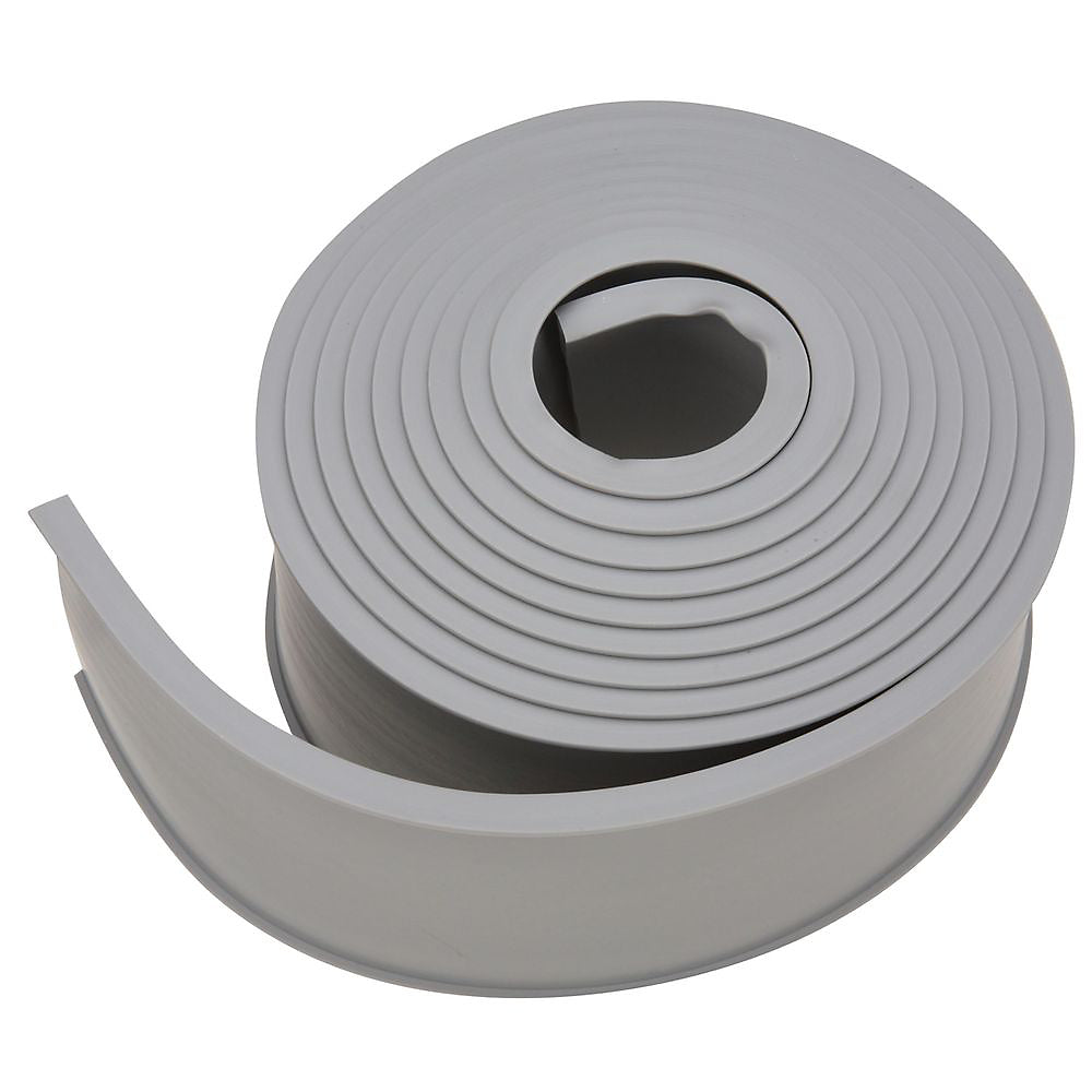 National Hardware N281-253 V7663 Garage Door Weatherstripping, Grey, 10&#039;