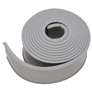 National Hardware N281-253 V7663 Garage Door Weatherstripping, Grey, 10'