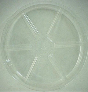 Gardener's Blue Ribbon VS8VUS Saucer Plant, 8", Resin  Clear