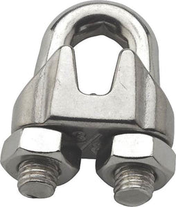 Baron 260S-3/8 Stainless Steel Wire Cable Clamp, 3/8"