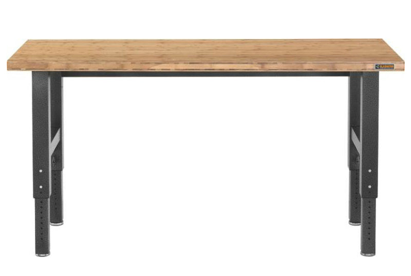 Gladiator GAWB06BAZG Adjustable Height Bamboo Work Bench, 6&#039;