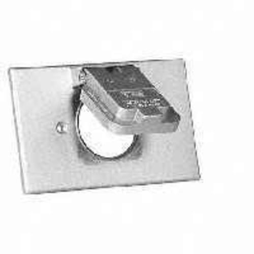 Cooper Wiring S992 Locking Receptical Switch Weatherproof Cover, 1 Gang, Gray