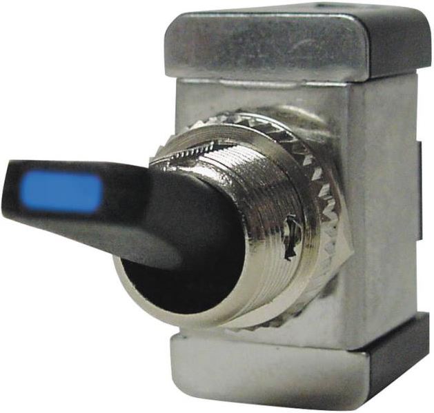 Calterm 40240 Automotive Blue Glow Toggle Switch, 20 Amp