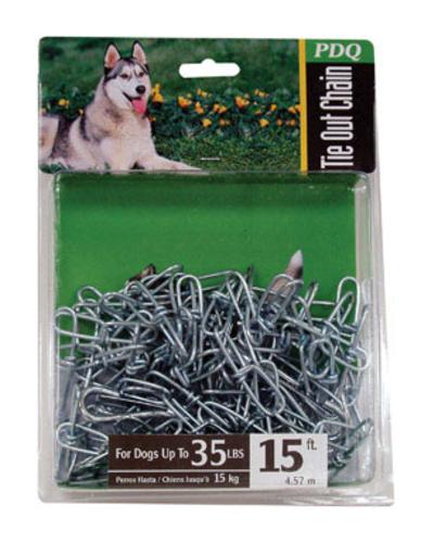 PDQ 27215 Dog Tie Out Chain, 15'