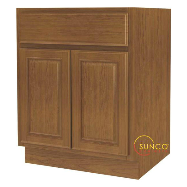 Sunco B27RT-B 2-Door Wide Base Cabinet, 27"