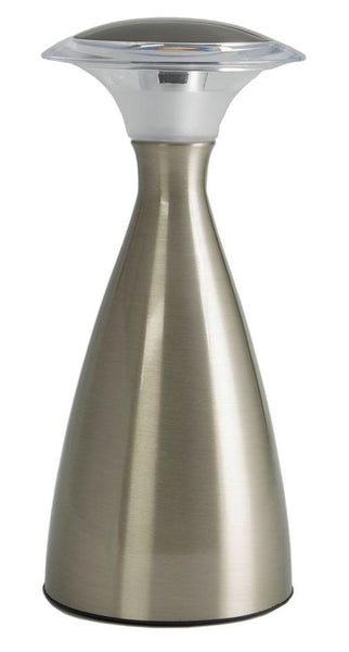 Fulcrum 24414-130 Lanterna LUX Wireless 23-LED Metal Touch Lamp, Satin Nickel