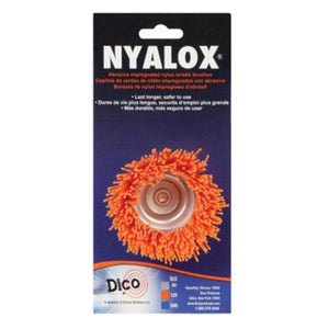 Dico Nyalox 541-780-2-1/2 Nylon Cup Brush, 1/4" Shank