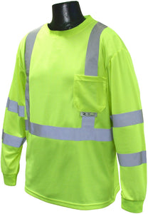 Radians ST21-3PGS-M Max-Dri Class 3 Long Sleeve T-Shirt, Medium
