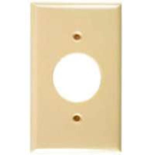 Cooper Wiring 5131V-BOX 1Gang Receptacle Plate - Ivory