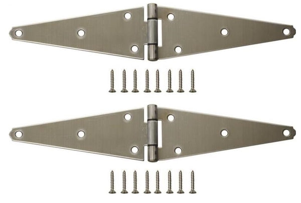 Prosource HSH-S06-C1PS Heavy-Duty Strap Hinges, Steel, 5"