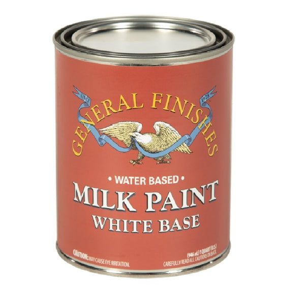 General Finishes QWS Milk Paint, Flat, White