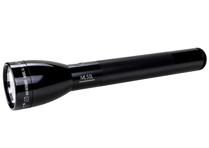 Maglite ML50L-S3016 LED Flashlight, Aluminum, Black, 611 Lumens