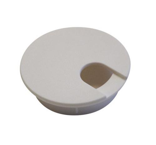 Jandorf 61625 Computer Grommet, White, 2-1/2", White