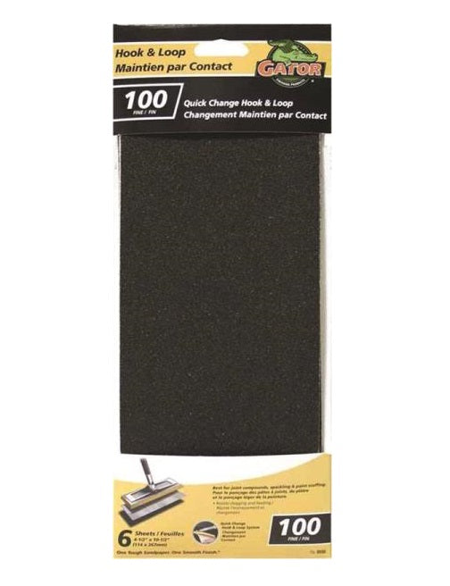 Gator 8688-10 Hook and Loop Drywall Refill Sheet, 100 Grit