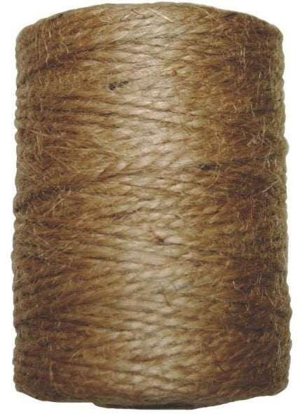 Ben-Mor 60576 Jute Twine, 3 Strands Large, 222', Brown