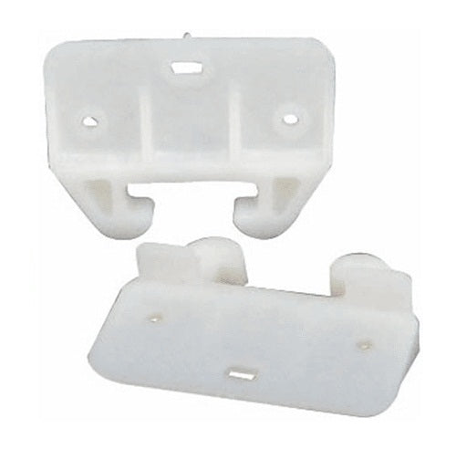 US Hardware WP-8813C Drawer Guide, Plastic, White