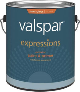 Valspar 17161 Expressions Exterior Latex Paint, White, 1 Gallon