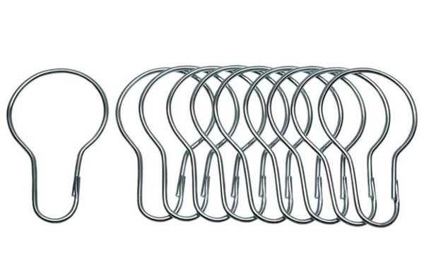 Danco 89046 Shower Curtain Hook, Metal, Chrome Plated