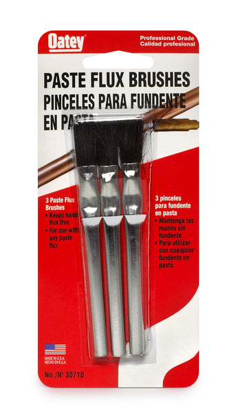 Oatey 30710 Solder Flux Acid Brush, 3"x1/2"