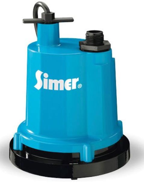 Simer 2300 Simmer Utility Pump, 1/6Hp