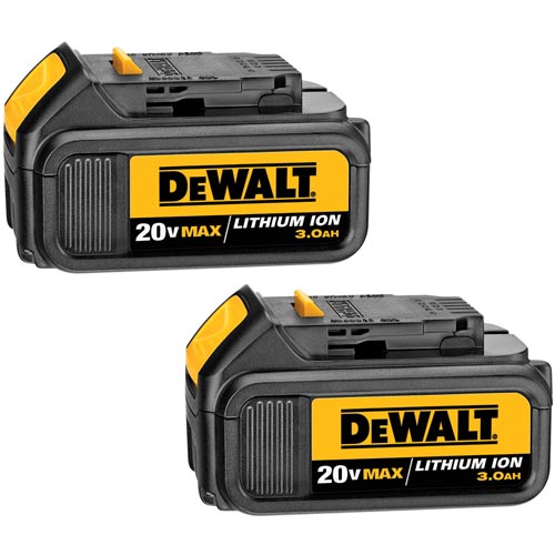 Dewalt DCB200-2 Battery Pack, 20Volt-Lithium Ion, Pk/2