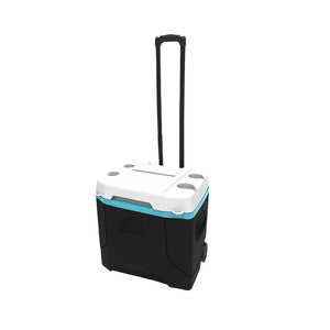 Igloo 34658 Plastic Roller Cooler, Majestic Blue, 30 Quart