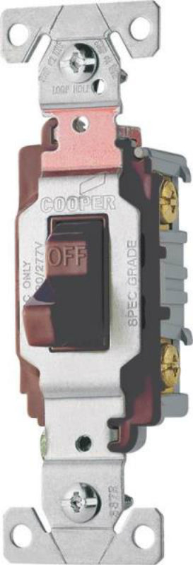 Arrow Hart CS120BK Ac Quiet Toggle Switch, 20 Amp, Black