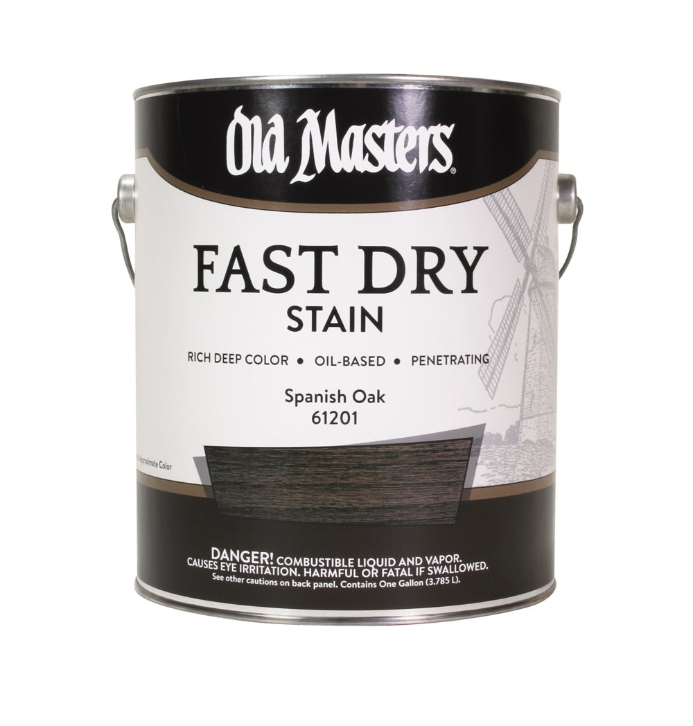 Old Masters 61201 Oil Based Fast Dry Stain, Spanish Oak, 1 Gallon